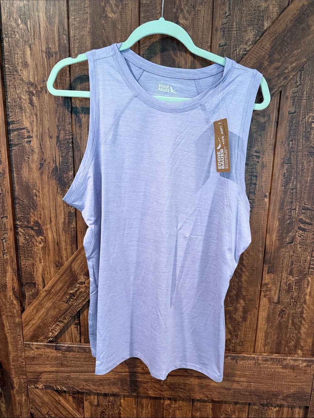 Eddie Bauer Women’s Light Lavender Crewneck Tank